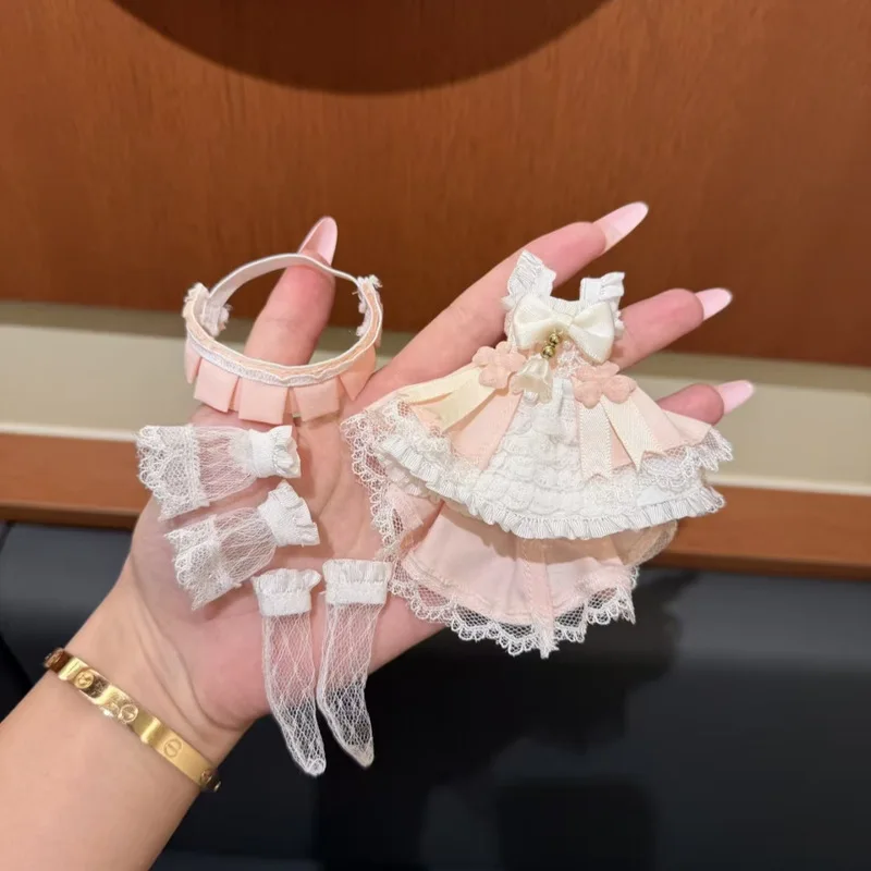 New Arrival Lace Skirt Series Doll Clothes Suit Fit OB11 1/8 1/12 BJD Doll Handmade Costume Accessories Toy Decor Gift No Doll view 2