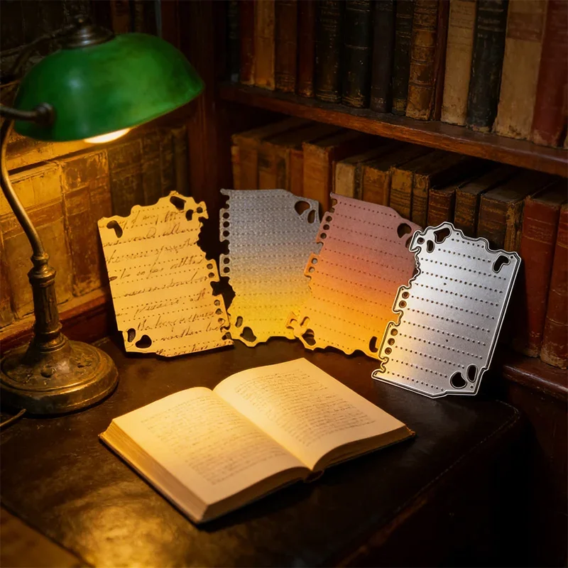 Mini Binder Frame Carbon Steel Stamping Mold For Scrapbook Journaling Decoration&Gift Card Making Gifts for children/Classmates