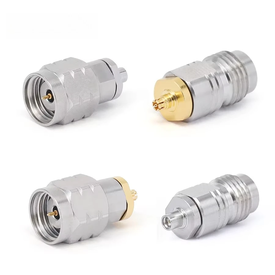 High Frequency RF Adapters Millimeter Wave 1.85mm to G3PO Stainless Steel DC-67GHz