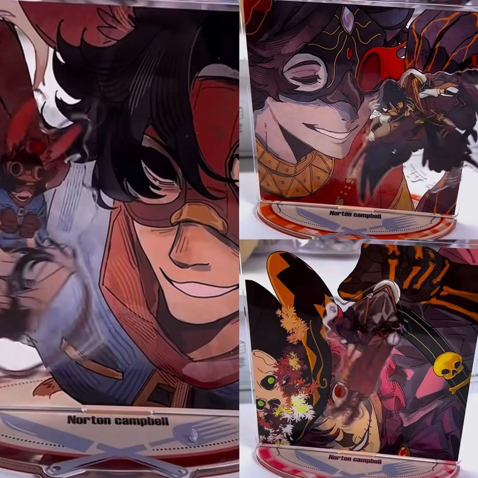 

Anime Identity V Acrylic Stand Model Figures Norton Campbell Cosplay Desk Decor Model Plate Props Ornaments Christmas Gifts