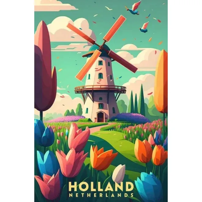 World Travel Cities Posters Prints Rome Japan Paris Travel Landmark Landscape Canvas Painting Wall Art Living Room Home Decor