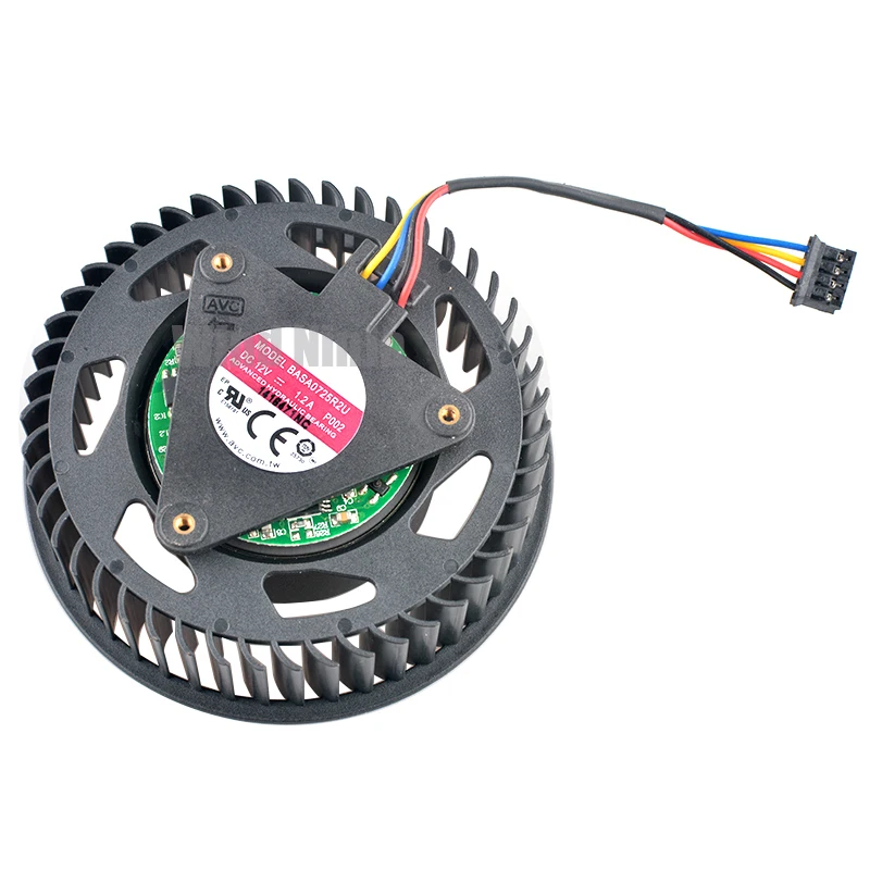 BASA0725R2U DC12V 1.20A 4pin Graphics card cooling fan for HD5850 6870 6950 6970