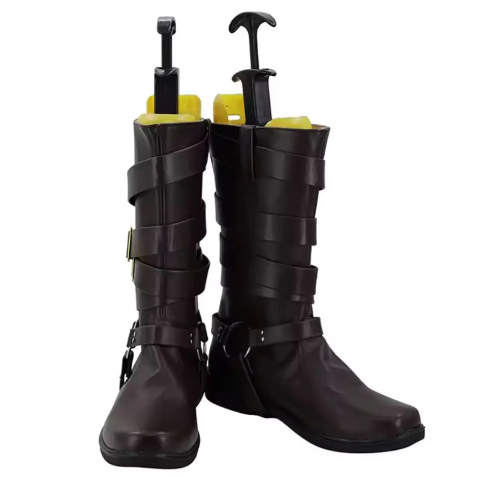 

DMC Dante Cosplay Shoes PU Leather Boots Shoes for Male Men Roleplay Halloween Carnival Shoes Custom Made