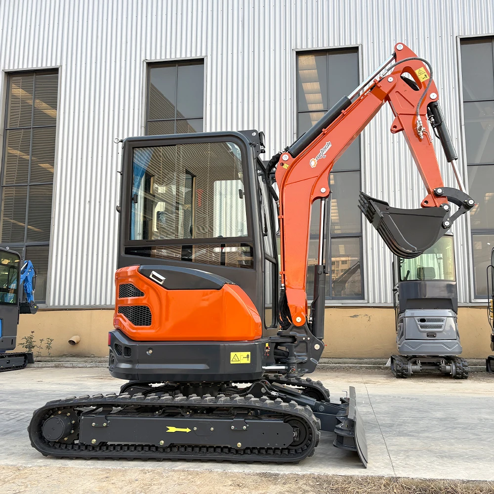 Customizable Multifunction 25 Ton Mini Excavator Kubota EPA Certified Diesel Engine Farm Trenching