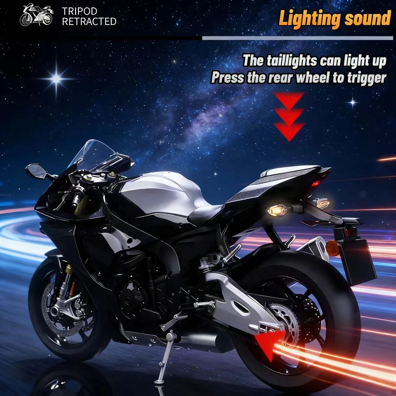 

Модель мотоцикла YAMAHA R1M 1:6 из литого сплава — реалистичный коллекционный подарок для мальчиков и взрослых на день рождения или Рождество