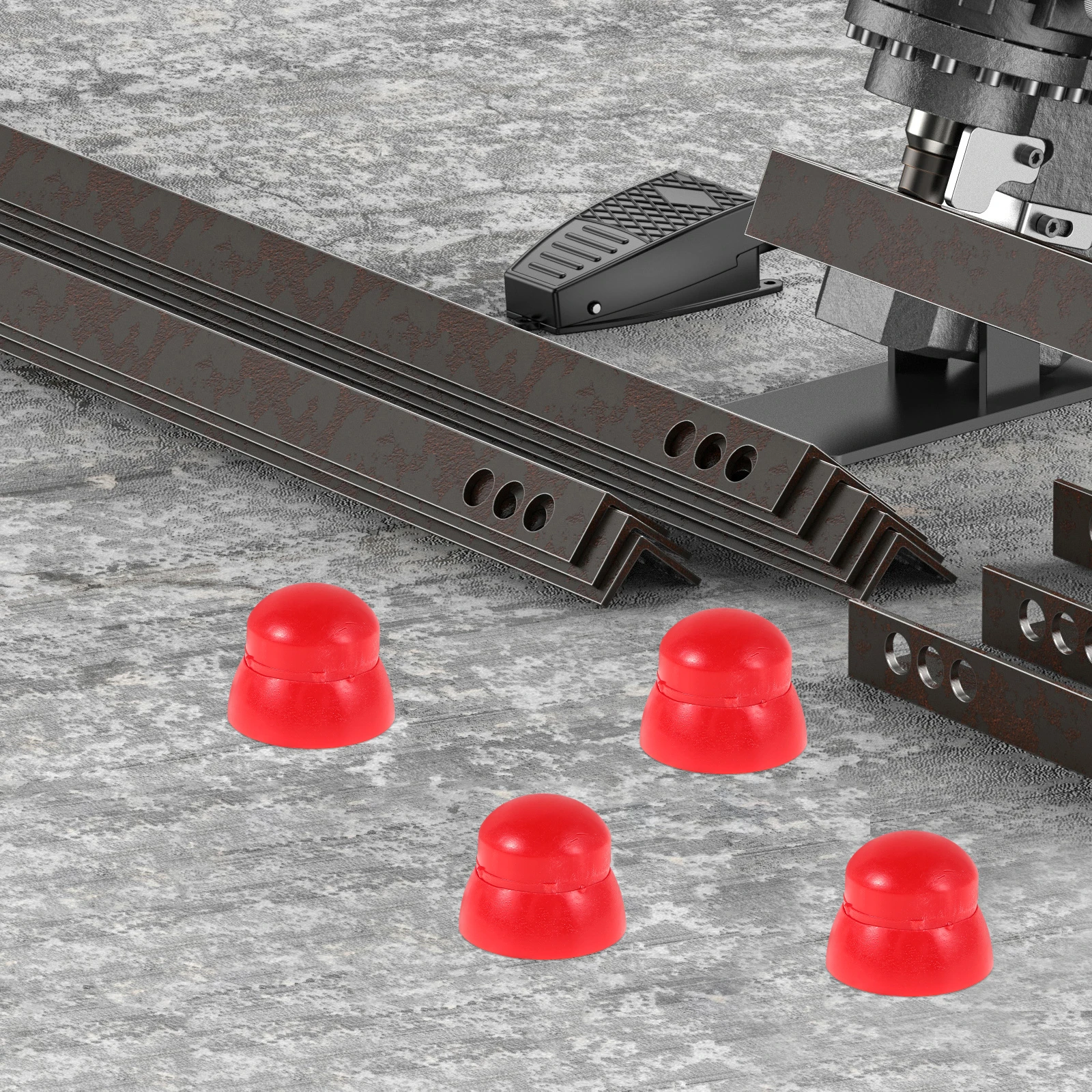 

10pcs Playground Nut Covers Plastic Caps for Bolt Protection Reliable Material Safety First Outdoor Equipment Parts