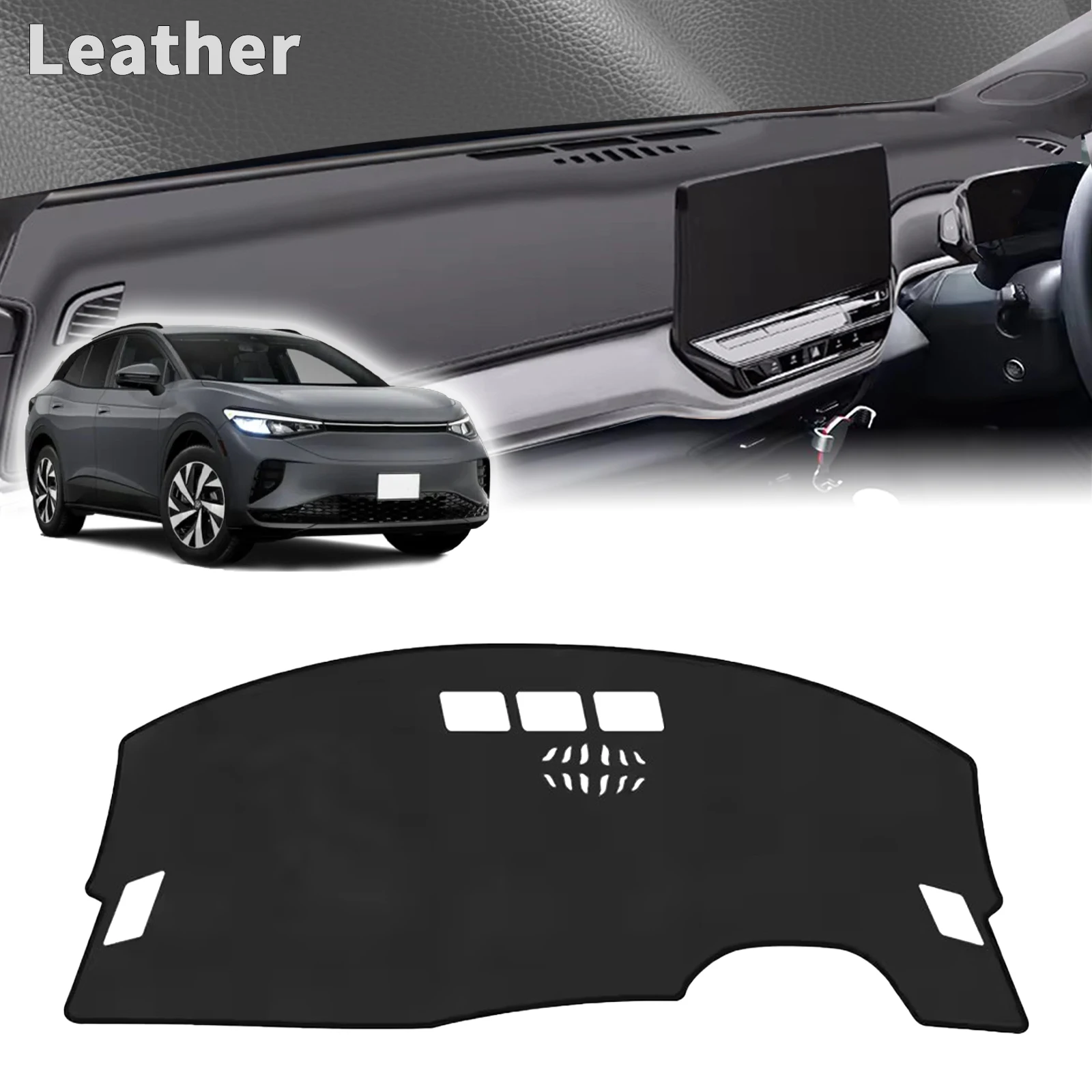 

for Volkswagen ID.4 VW ID4 2021-2025 Car Dashboard Cover Dashmat Non‑Slip Protective Dash Mat Pad Auto Accessories