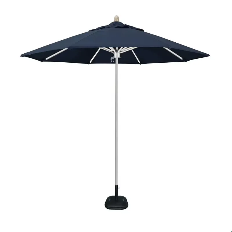 10ft Aluminum Patio Umbrella 360 Degree Rotating Function Modern Outdoor Furniture Sunshade Parasol for Hotel Park