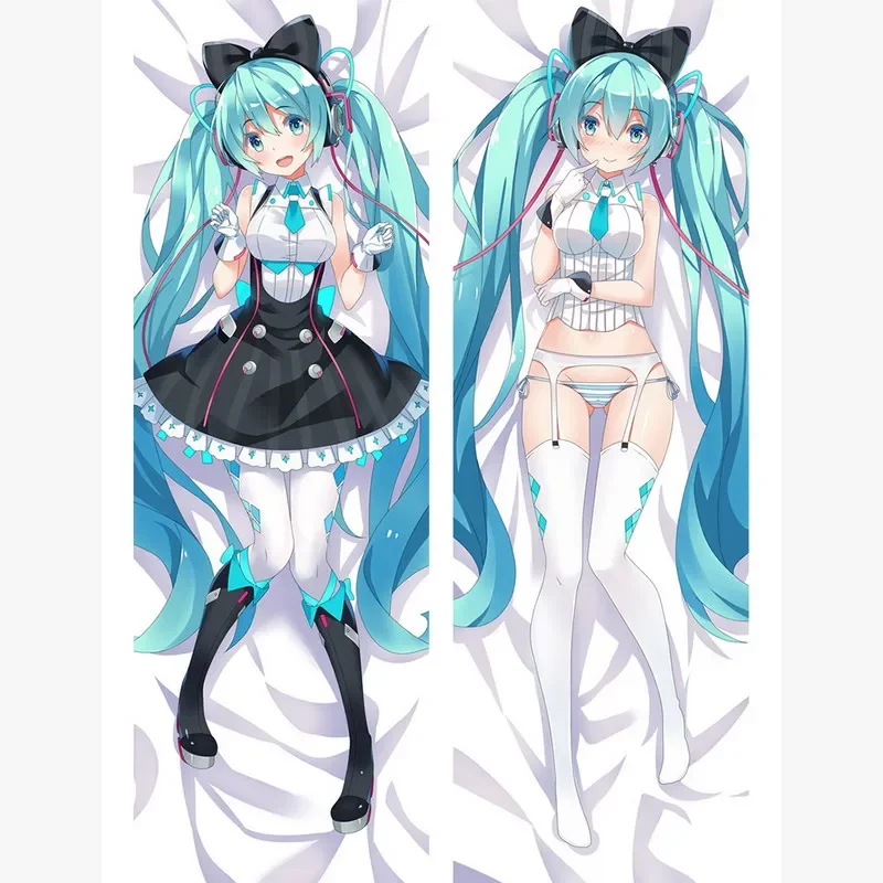 

Anime Action Figure Miku Japanese Anime Dakimakura Hugging Body Pillowcase Pillow Case Long Cushion Cover Peach Skin/ 2way Gift