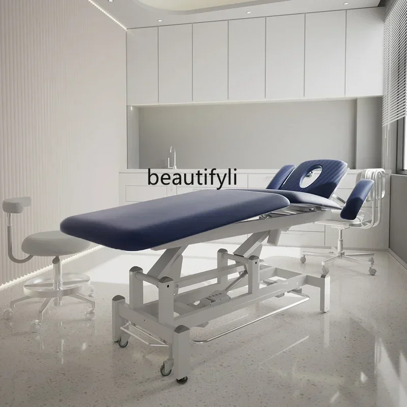 

smt14 New Arrivals Traditional Chinese Medicine Massage Physiotherapy, Bed Multifunctional Electric Lifting Bone Massage Bed S 1