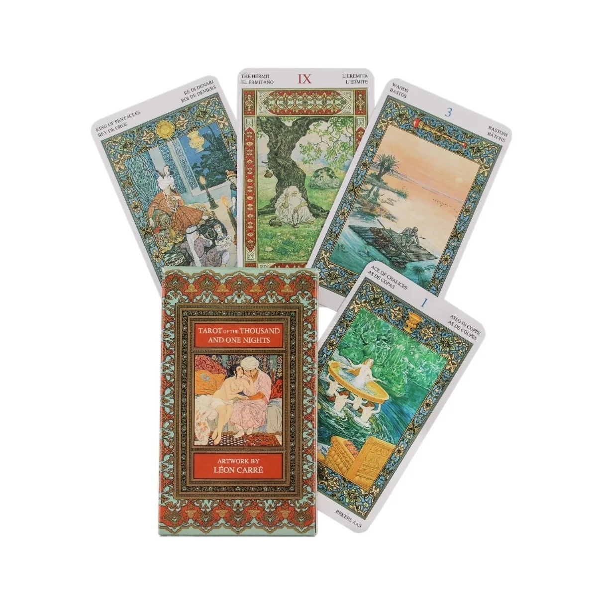 Tarot of The Thousand And One Nights High Quality Board Game 78 Card Tarot Deck Fun Divination Tarot For Beginners