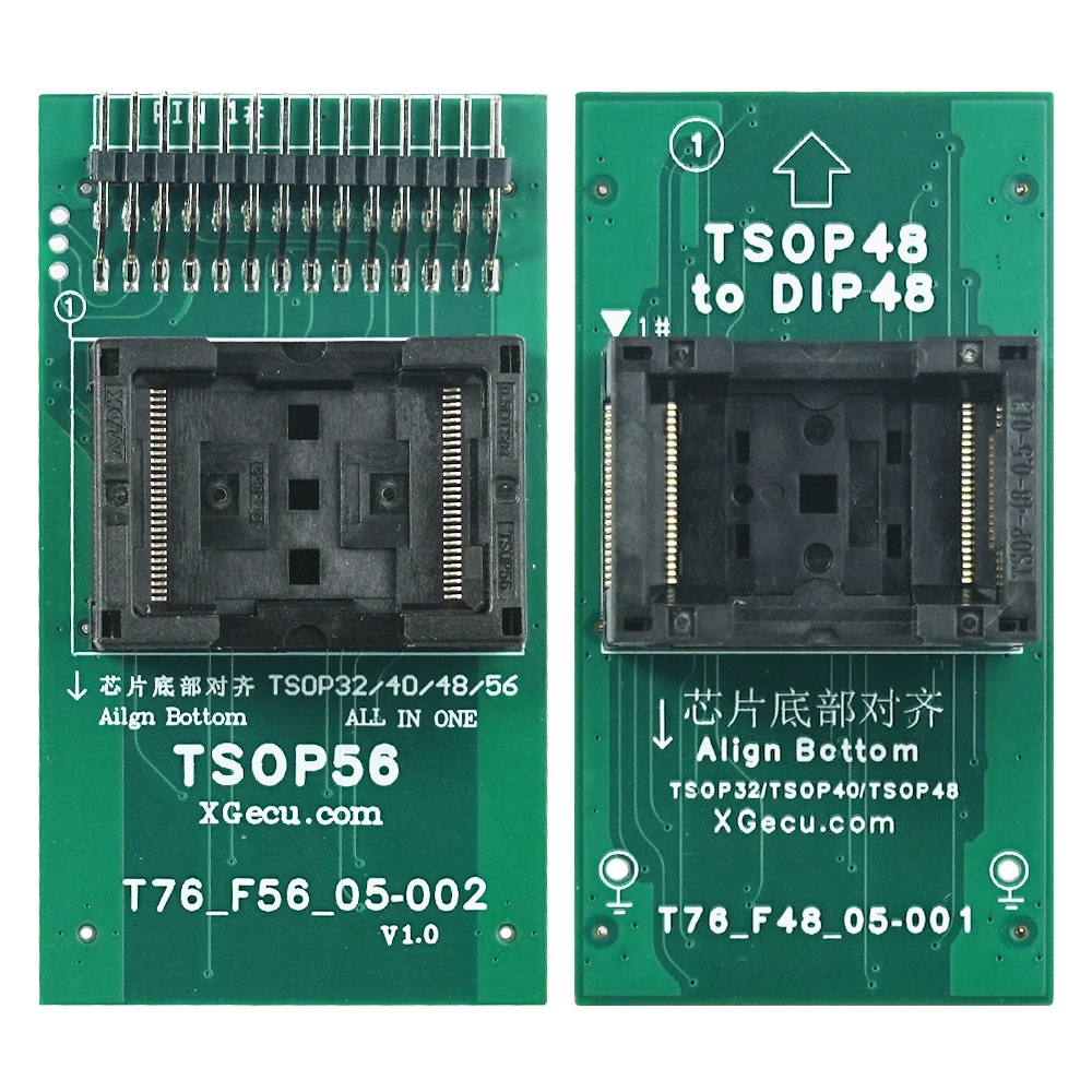 TSOP to DIP48 ZIF Adapter for T76 Programmer