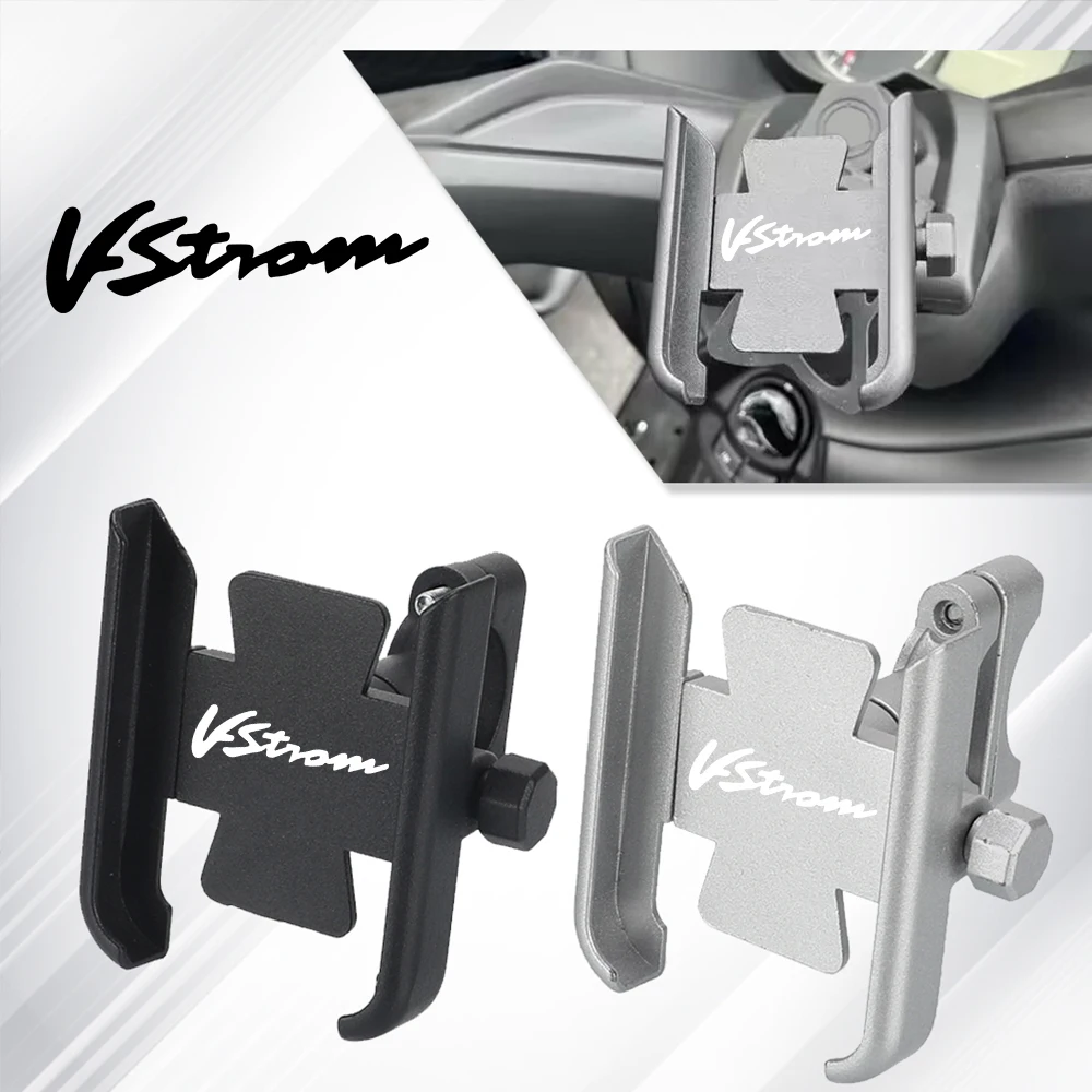 

For Suzuki V-Strom 650 250 1050 XT VStrom 800DE DL650 DL1000 V-STROM Motorcycle Handlebar Mobile Phone Holder GPS Stand Bracket