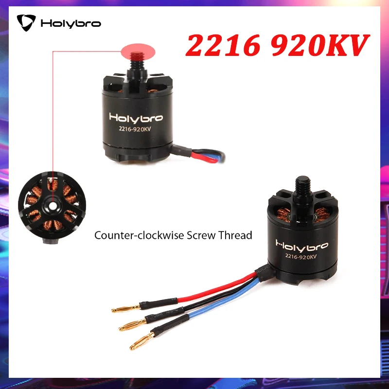 HolyBro 2216 920KV Brushless Motor CW CCW Replacement for S500 V2 KIT X500 KIT Multirotor DIY Parts