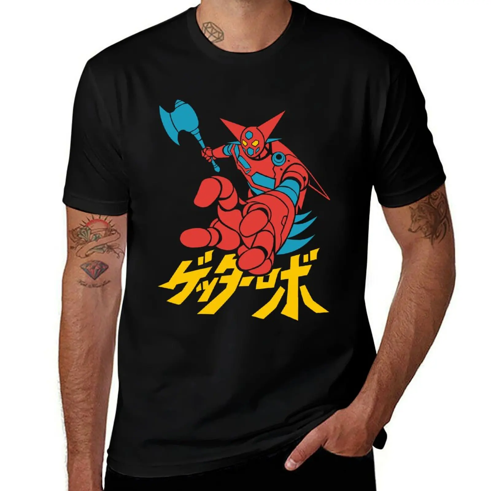 

Getter Robo T-Shirt mens graphic t shirts essential t shirt cotton tshirt 100% T-shirt