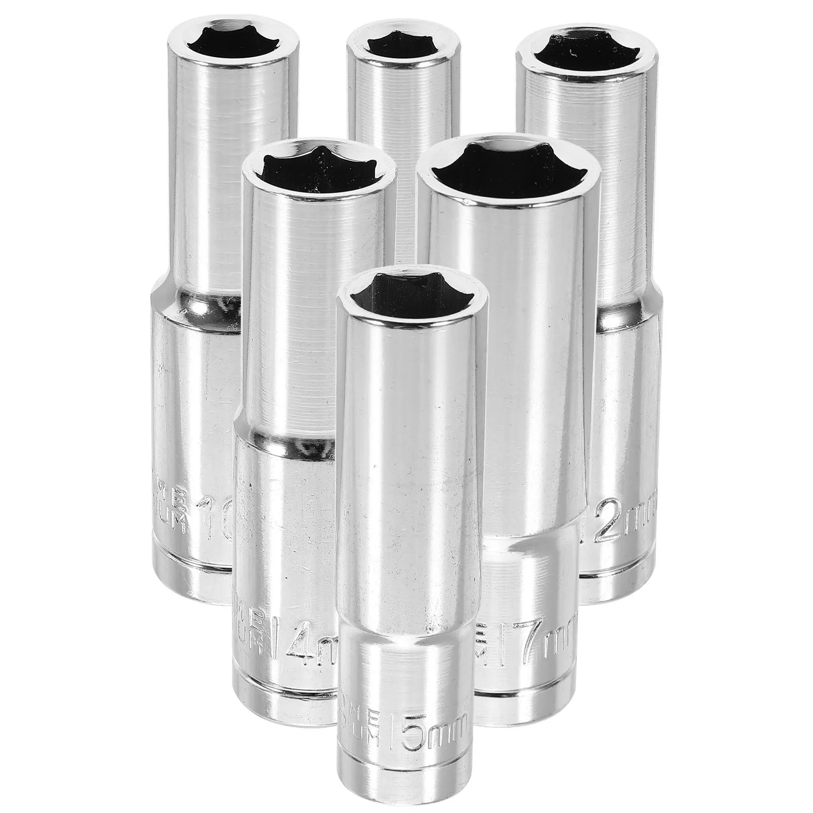 

1Set Nut Driver Socket Extended Length Internal Hex Ratchet Wrench for Auto Repair Nut Driver Socket Set