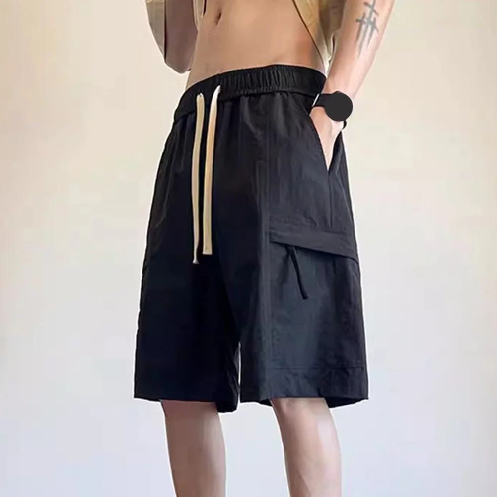 

For Sports For Workplace Pockets Overalls Mens Overalls Casual Outings Beach Activities Loose Fit Sports Pants