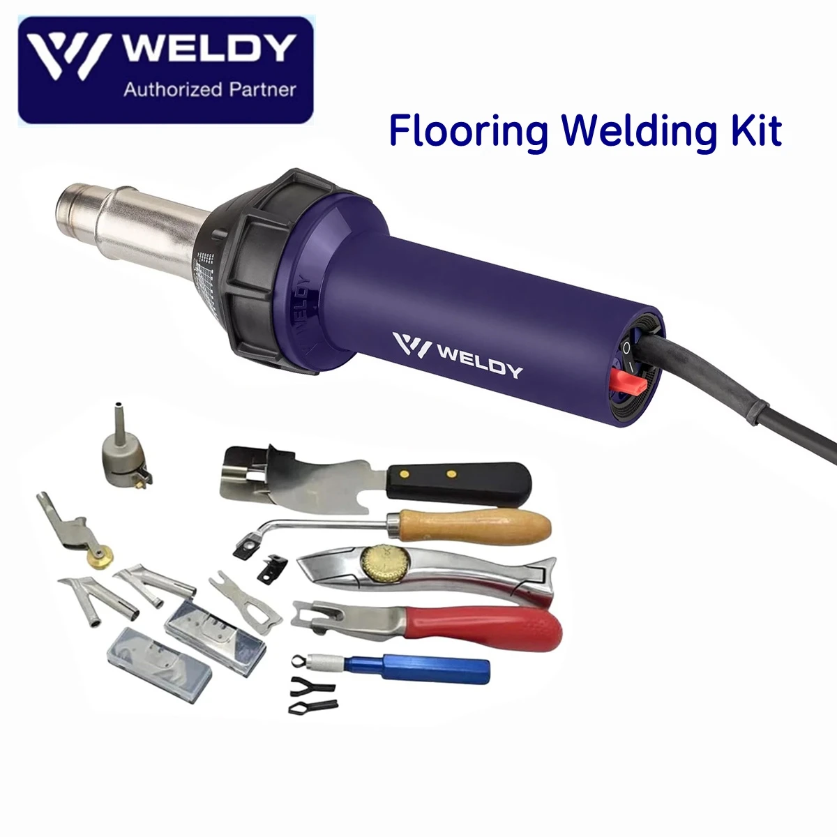[Official] Weldy 1600W Hot Air Gun Flooring Welding Kit Plastic Heating Gun