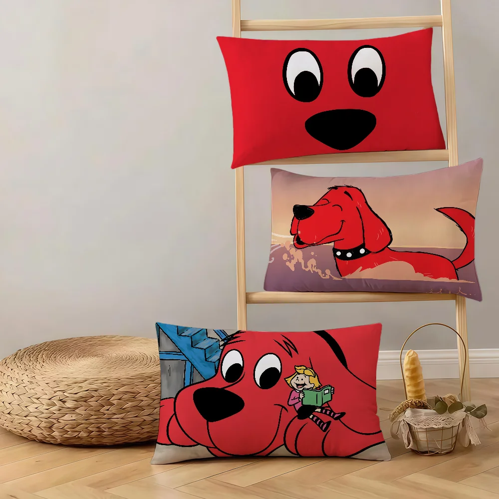 C-Clifford the Big Red Dog cushion cover Rectangle Pillow Cover Hit Product Comfortable Warm Bedding Party Gift