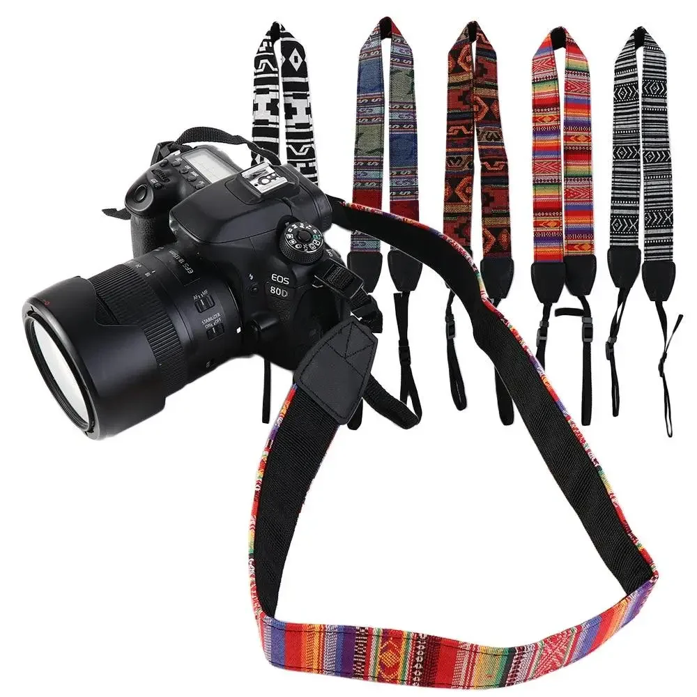 Durable Vintage Camera Neck Belt Adjustable Anti-Slip Camera Shoulder Universal Strap SRL DSLR Camera Protective Tape