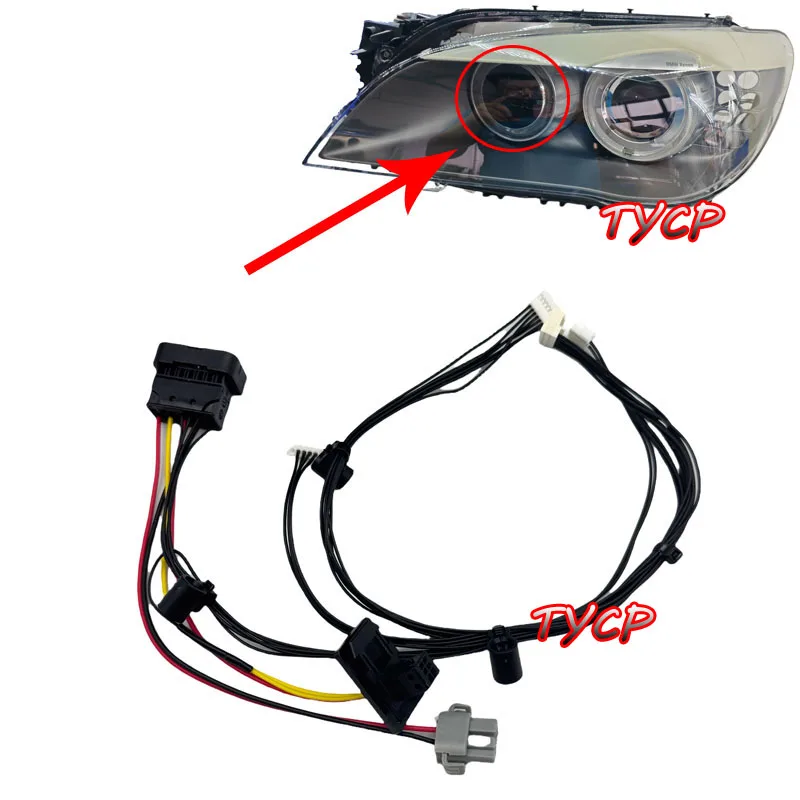 

Подходит для BMW 7 серии F02 2009-2013, жгут проводов фар F02, штекер внутренней фары без AFS