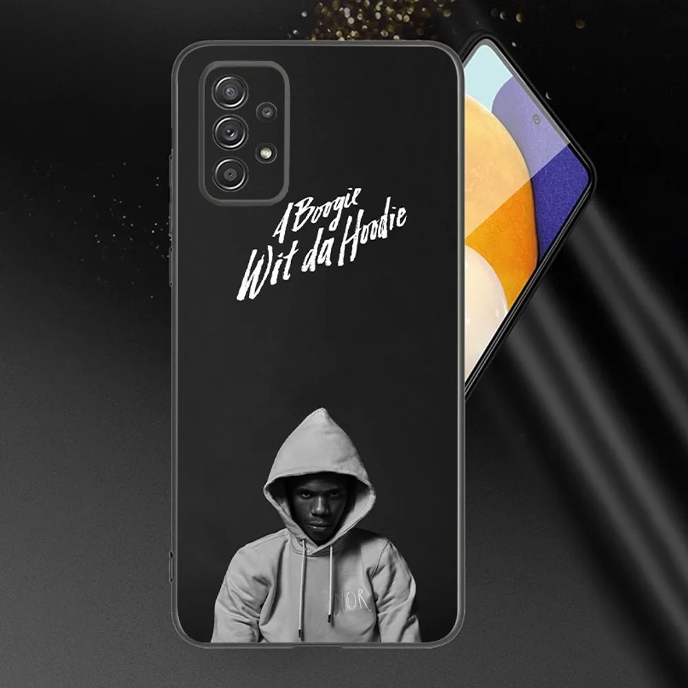 A Boogie wit da Hoodie Rapper Phone Case For Samsung Galaxy A13,A21s,A22,A31,A32,A52,A53,A71,A80,A91 Soft Black Phone Cover