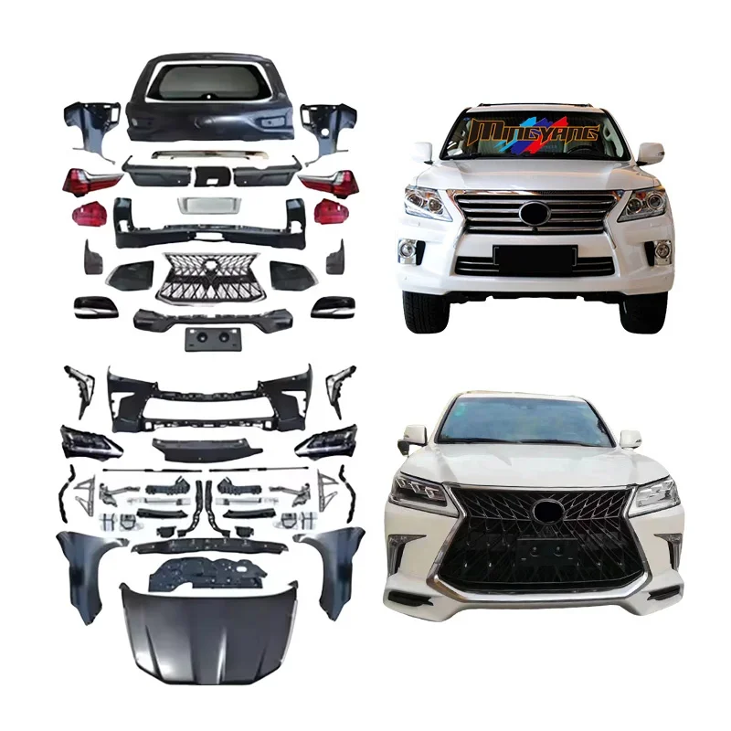 

High quality LX570 car bumpers Bodykit facelift For Lexus Lx570 2008 upgrade to 2018 sport body kit