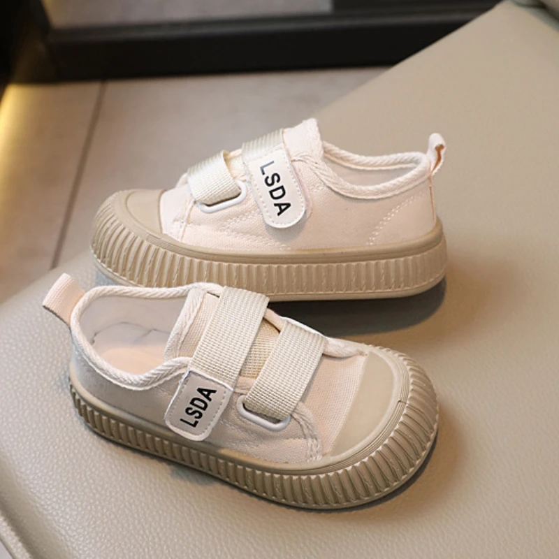 Children Shoes 2024 New Boys Korean Style Soft Soled Canvas Shoes Fashion Breathable Kids Casual Shoes for Girls Tenis Infantil