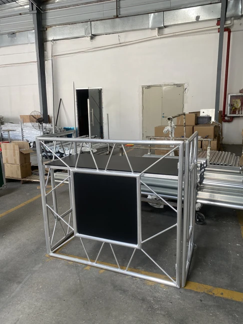 aluminum folding DJ booth custom truss table activity DJ booth