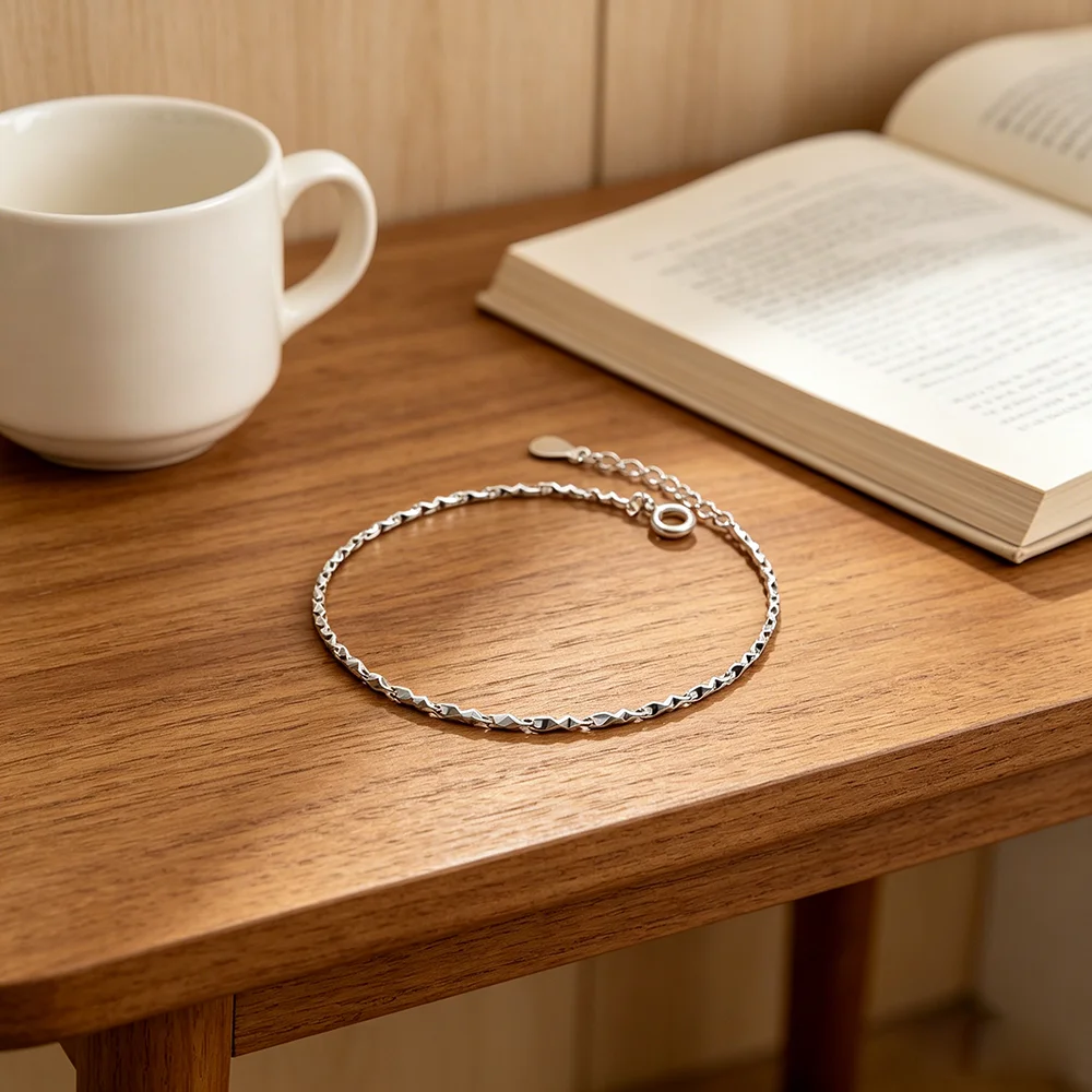 La Monada Classic Silver Bracelet 925 Women Jewelry Special Chain Fashion Minimalist Sterling Silver Bracelets For Women Trendy