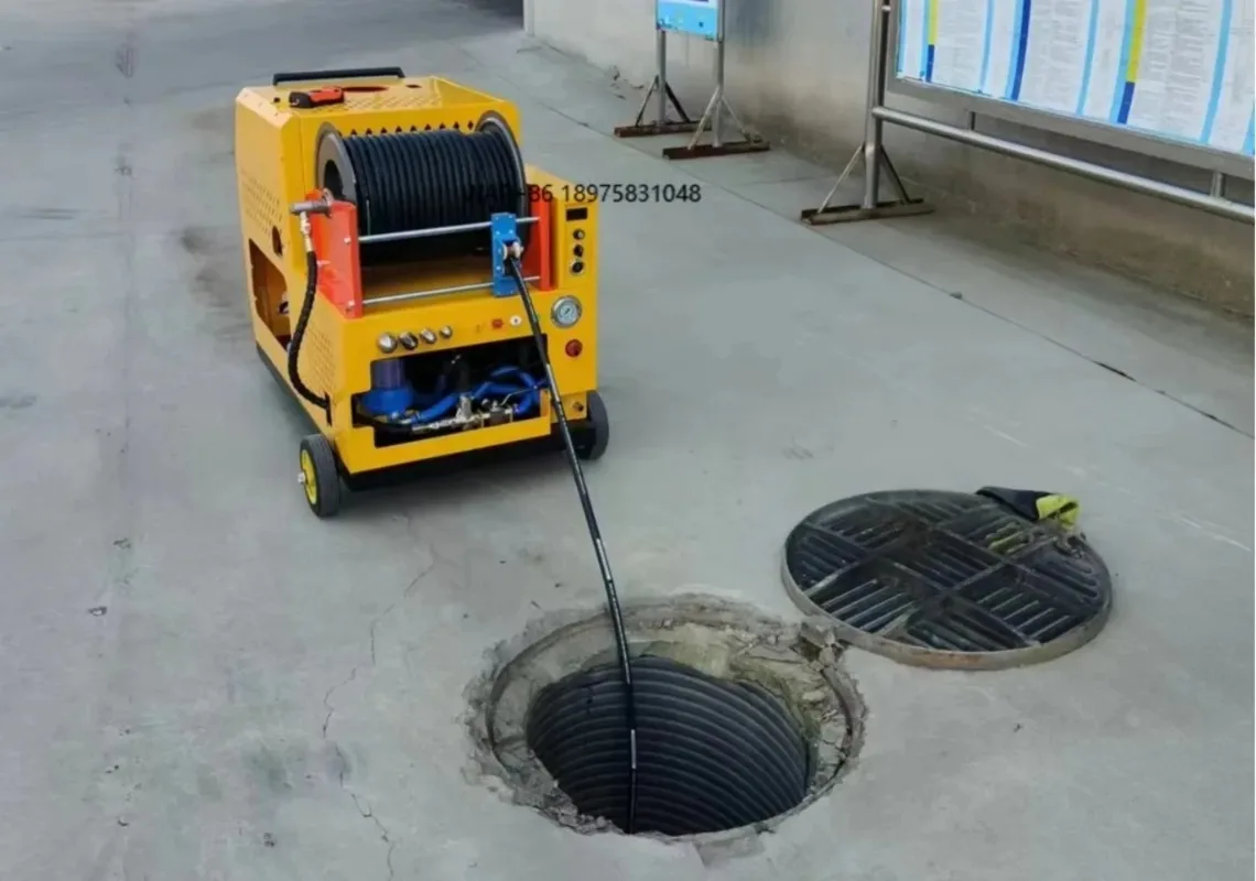 Sewer Drain Pipeline Dredging High Pressure Water Jet Pump Pipe Cleaning Sewer Drain Clean Machine