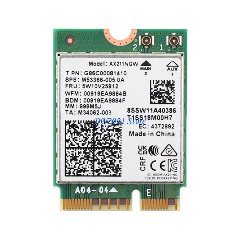 f3ke ax211ngw wifi 6eアダプターワイヤレスwi-fiカードbluetooth-compatible5.3 2.4g 6g