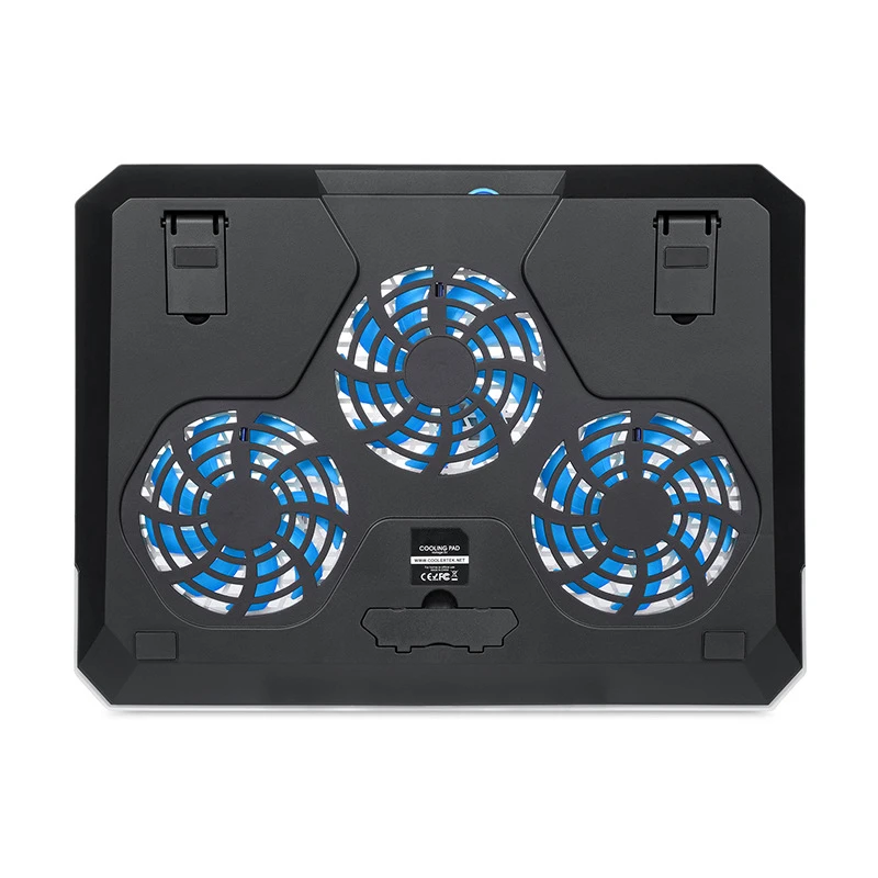 Imagem -03 - Rgb Laptop Cooler Pad com Ventiladores e Portas Usb 1217 Laptop Cooling Pad