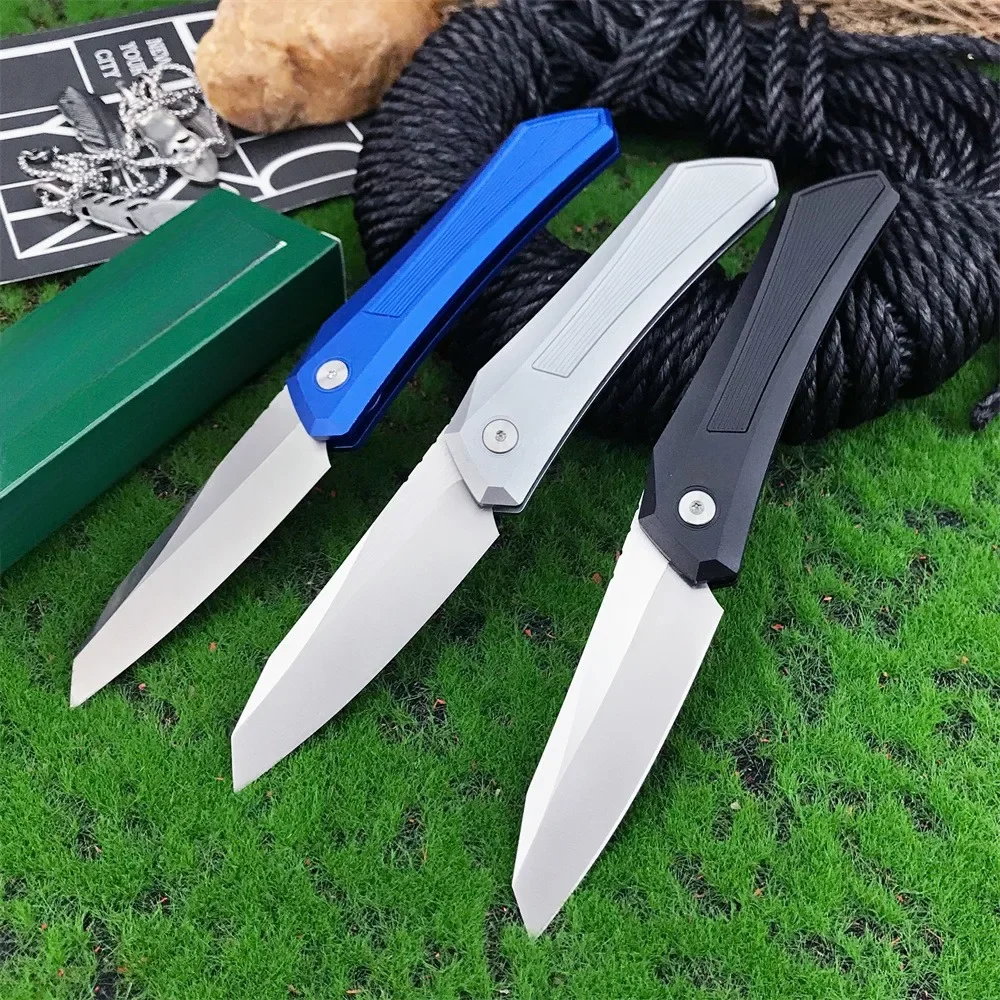 

DS101 Compact Outdoor Folding D2 - Aluminum Handle for Backpacking, Emergency and Outdoor Duty Pocket Knives