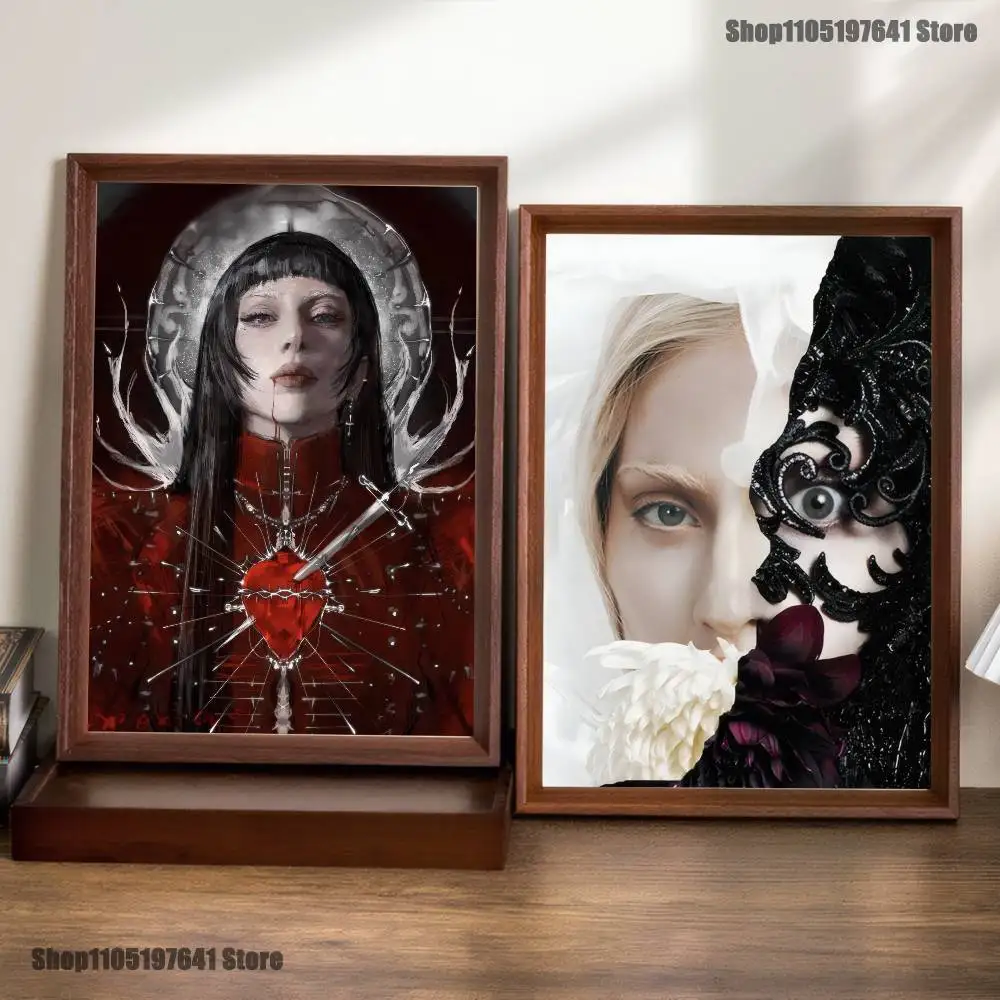 

Singer L-Lady-GagaS Mayhem Poster Prints Wall Art Picture Painting Gift Living Room Restaurant Bar Large Dec Sticker