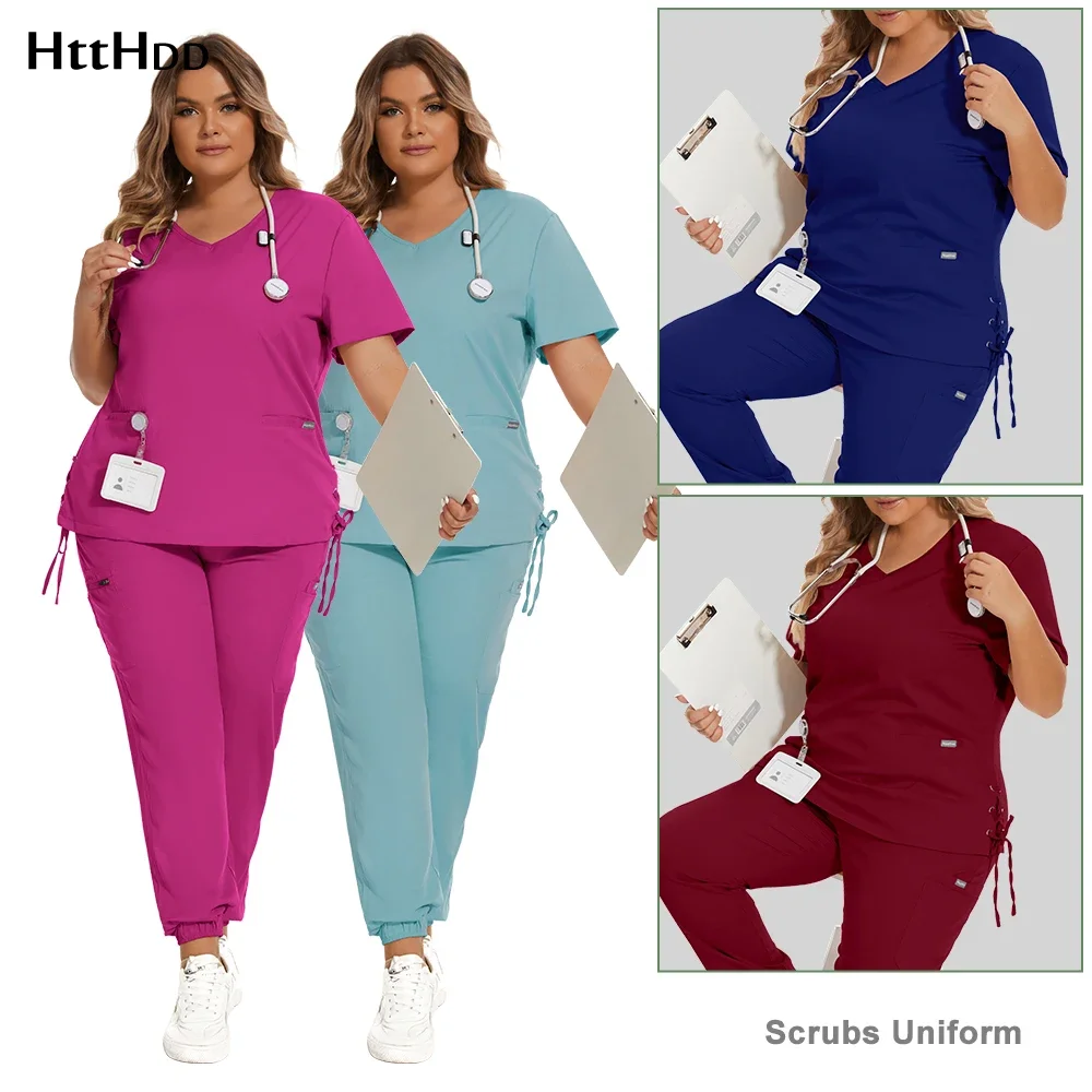

Uniform Hospital Doctor Veterinary Surgical Gown Dental Scrubs Pediatric Nursery Work Wear Wholesale Price Uniforms Sets Fashion