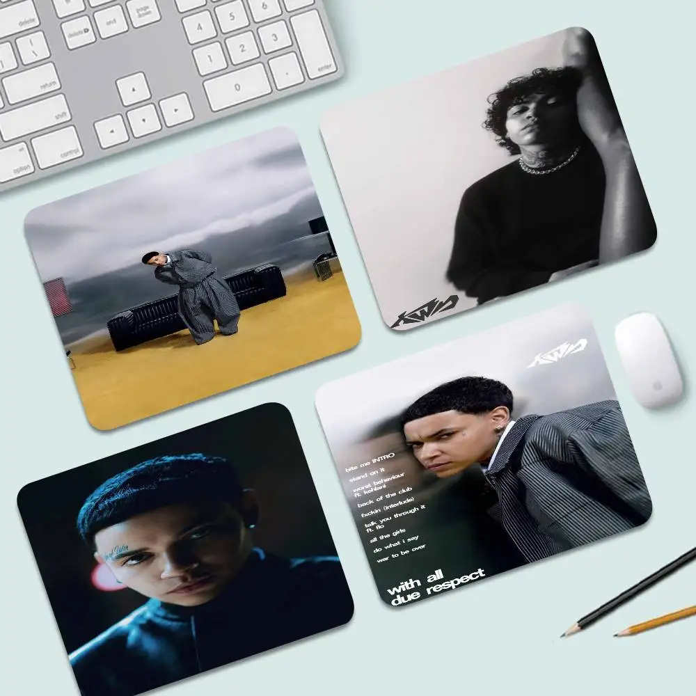 Rapper K-kwn famous Shortcuts Mouse Pad Small Office Mousepad Cloth with Non-Slip Rubber Base for Home Computer Laptop