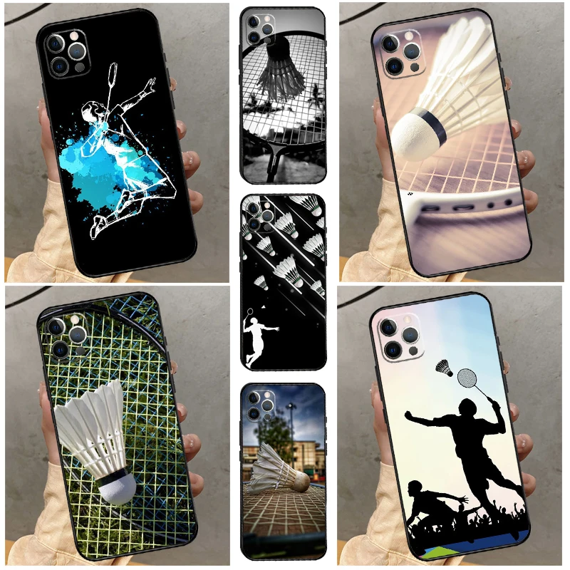 Badminton Sport Case For Oppo A16 A76 A96 A17 A18 A60 A80 A40 A38 A58 A78 A98 A94 A74 A54 A15 A57 A77 A5 Pro