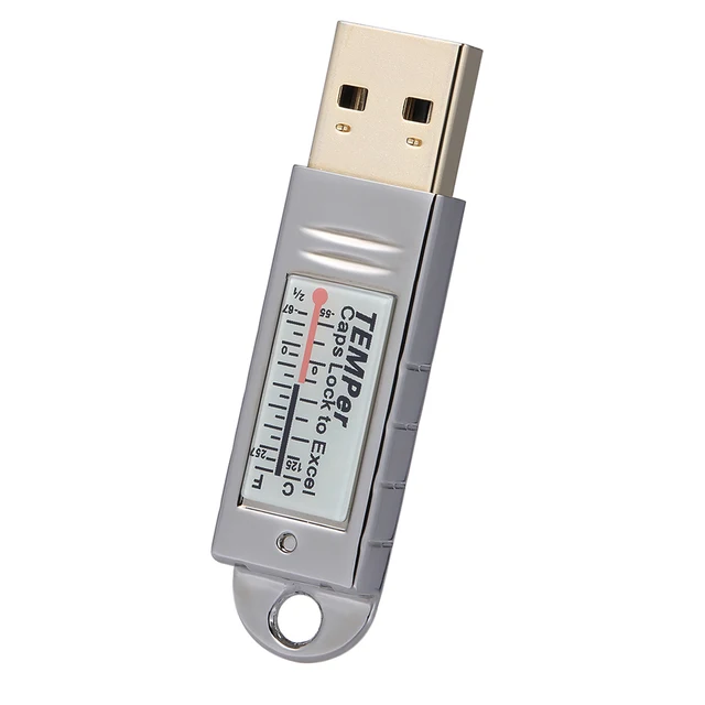 PCsensor Termometr USB Czujnik temperatury Rejestrator danych dla PC Laptop Górny i dolny limit Alarm temperatury