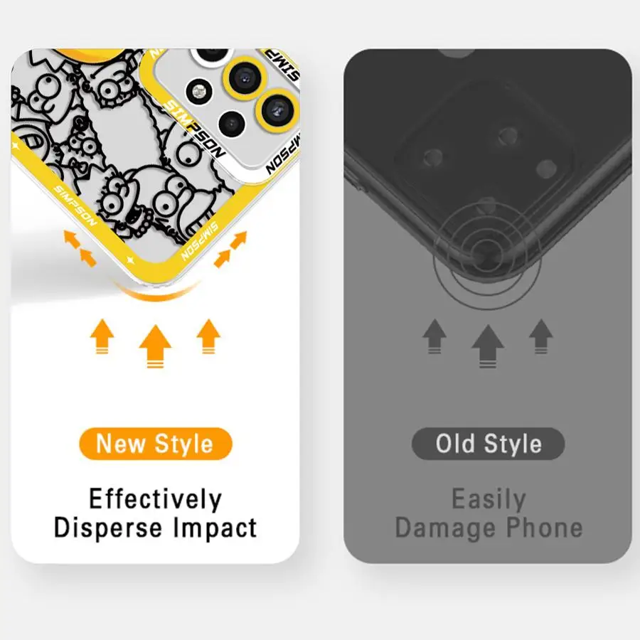 حافظة لهاتف سامسونج جالاكسي A16 A34 A73 A13 A14 A71 A72 A25 A22 A35 A12 A35 A15 سيمبسون متعة أبي #6