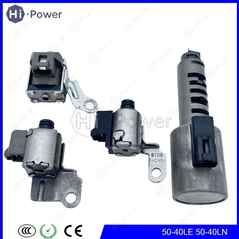 4PCS AW50-40LE AW50-40LS AW50-40 AW50-42LE Transmission Solenoids For Volvo 850 t5 SAAB CHEVY (AF14/ AF20/ AF22)