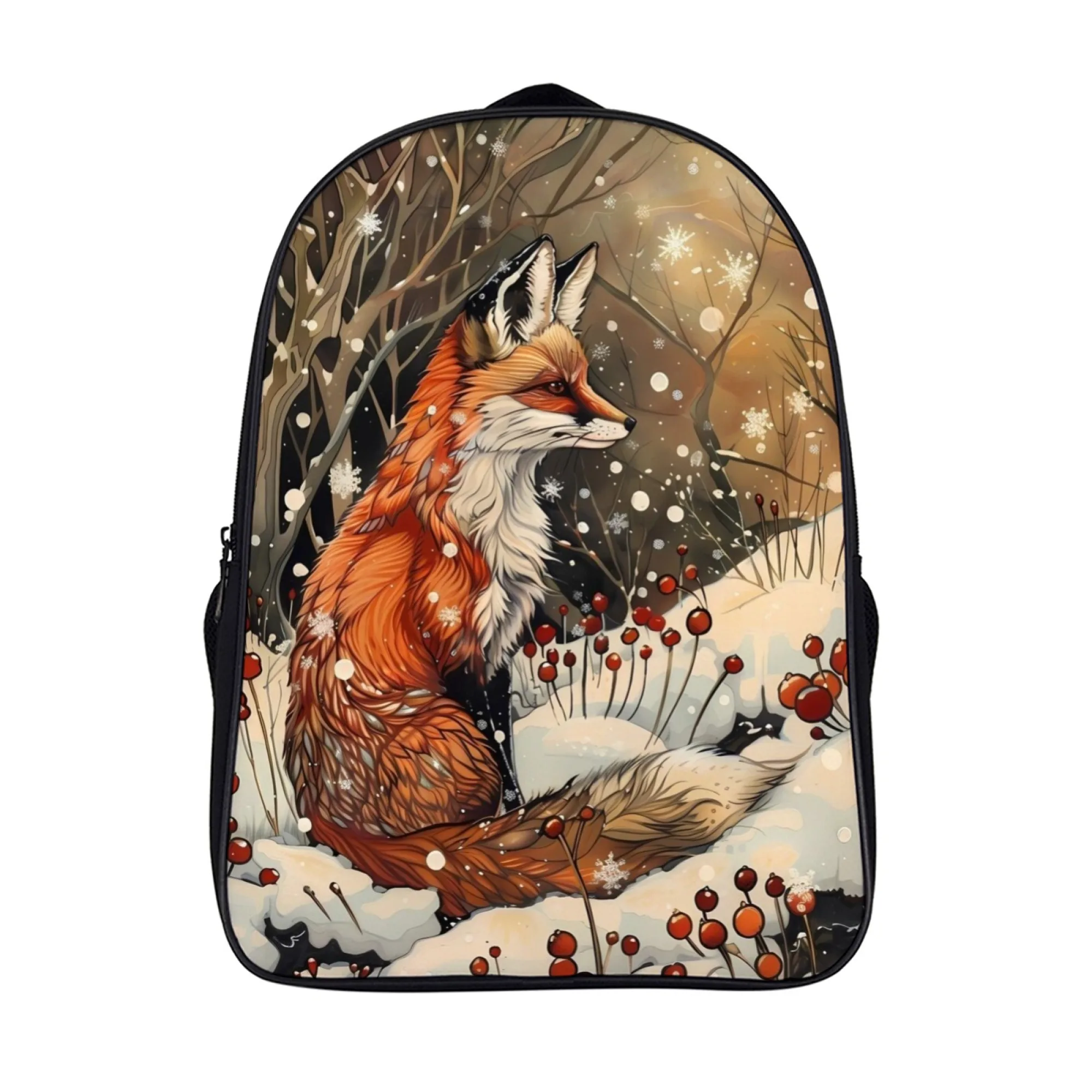 

2025 Fox pattern backpack for men
