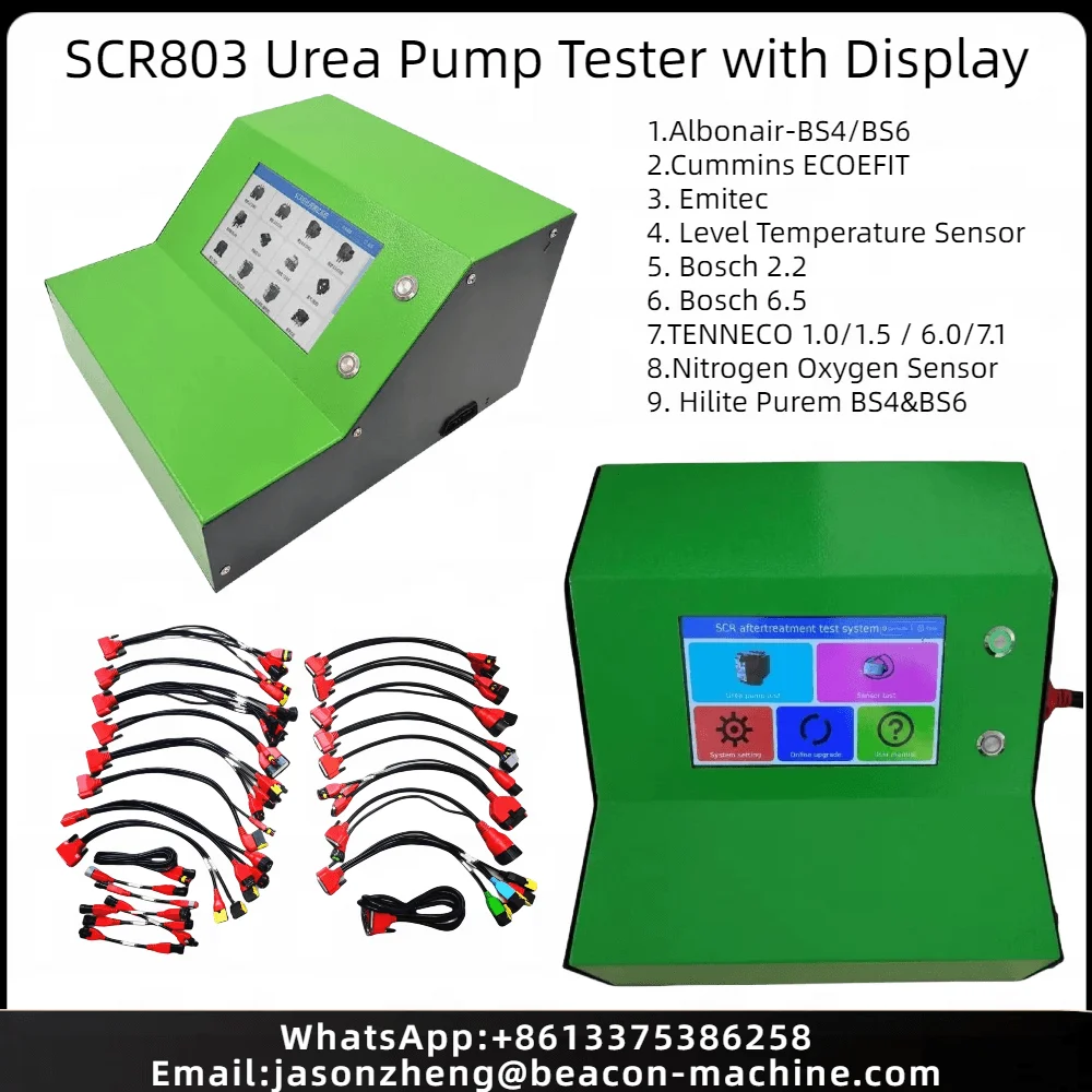 

SCR803 SCR802 Urea SCR post-processing tester urea pump Nitrogen sensor Level / temperature sensor NOx sensor Touch screen