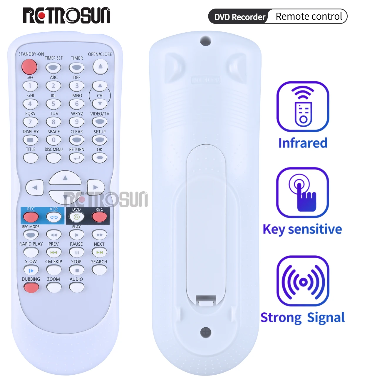 Nova NB654 Substituído Controle Remoto para Funai Gravador DVD NB654UD SV2000 WV20V6