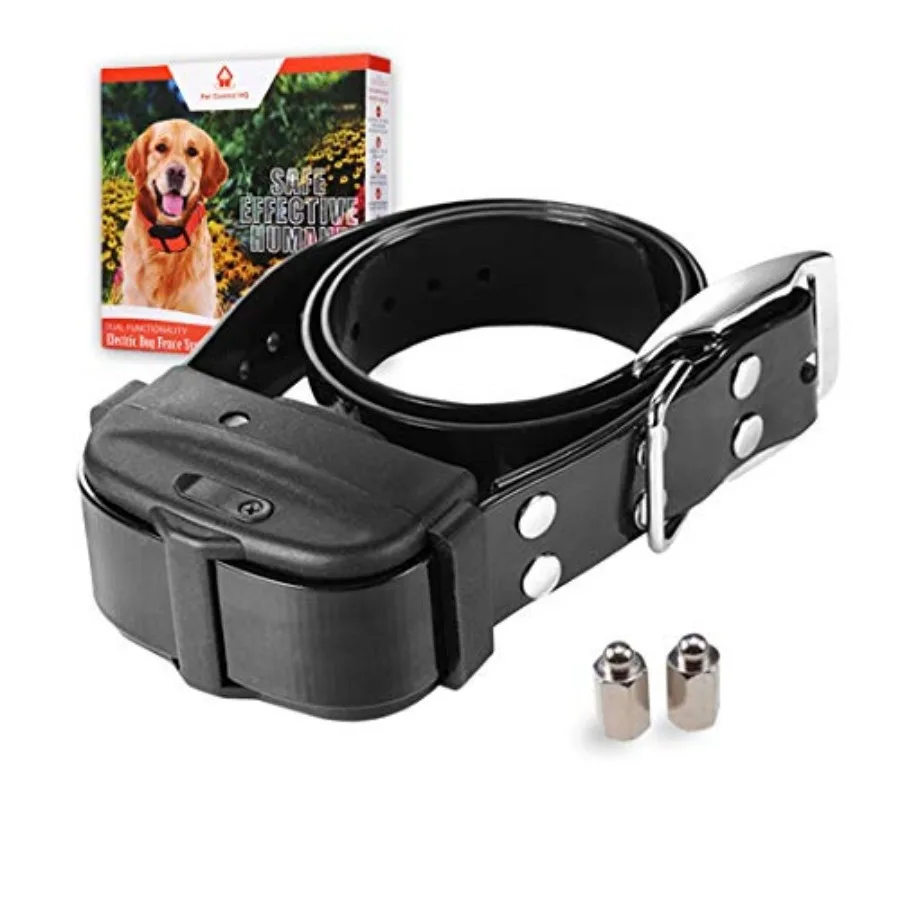 

Dog Collar Replacement for Dual Wireless Electric Fence for Dogs and Remote Dog Training Collar - Safe, Rechargeable, Waterproo
