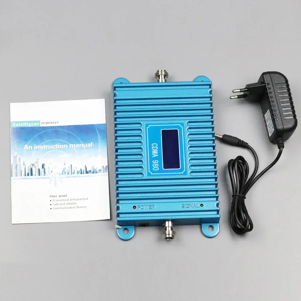 ZQTMAX 70dB 2G 4G Mobile Signal Booster CDMA 850 LTE Cellular Signal Amplifier 850MHz gsm repeater for office and smart home
