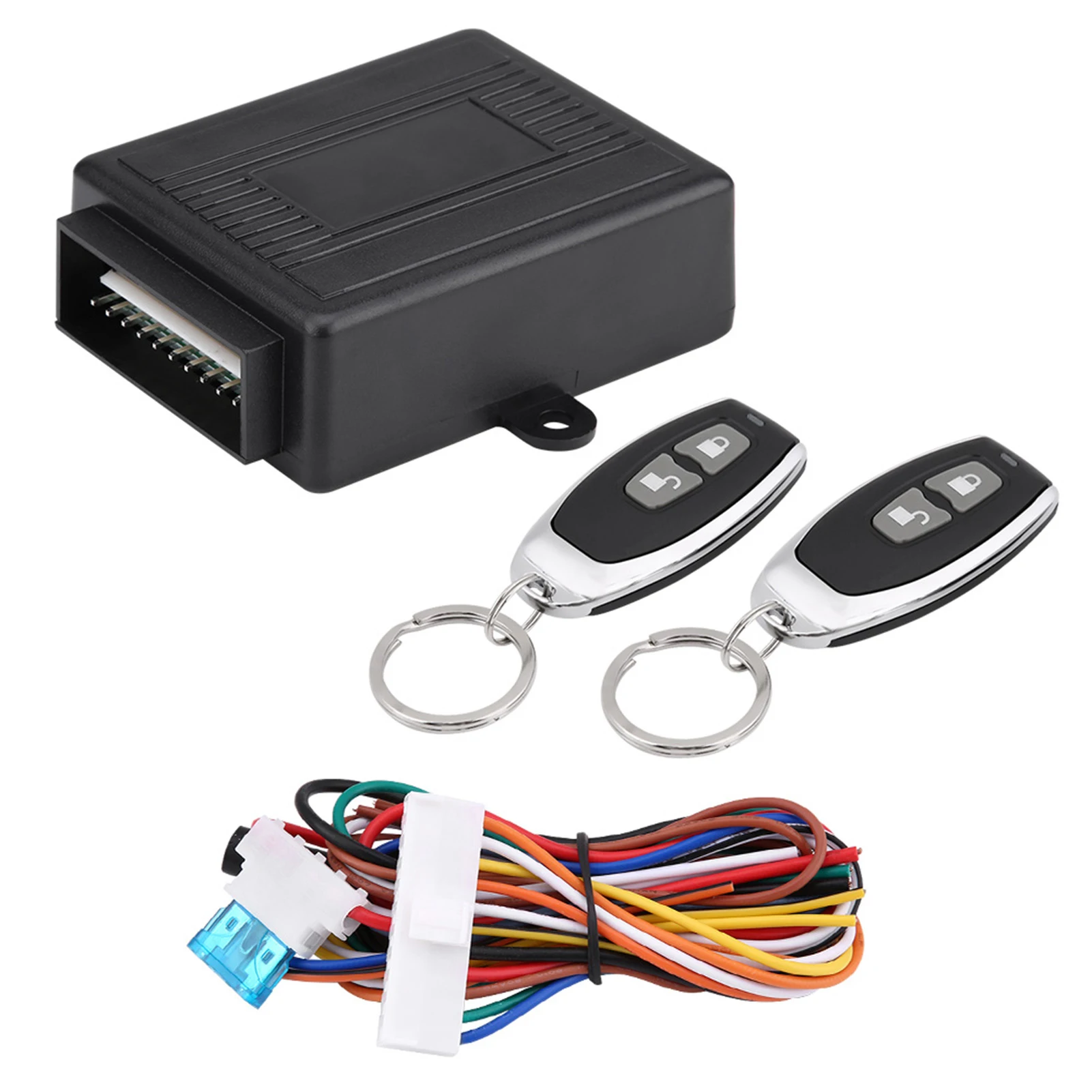 Sistema de Entrada Sem Chave Universal para Carros, Kit de Controle Remoto para Fechadura Central