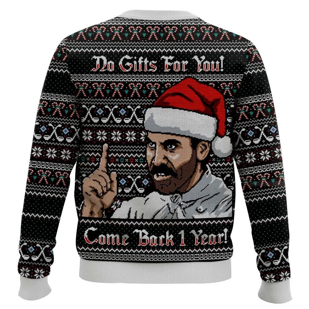 Nessun regalo per te Burt Reynolds brutto maglione di Natale divertente festa di festa pullover maglione di Natale per uomo donna regalo di Natale 2026