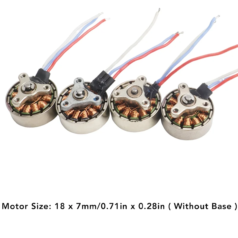 4Pcs 1503 2750KV Brushless Motor with 1503 Propeller 4-blade for FPV Racing Drone QuadcopterRC Electric Motor 4 Axes DIY
