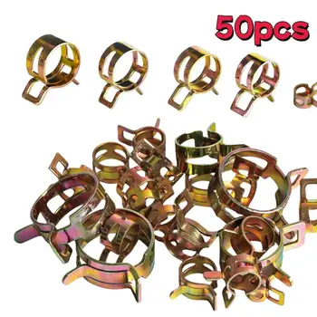 50 pièces attache 5mm 6mm 7mm 8mm 9mm pince à ressort tuyau ...